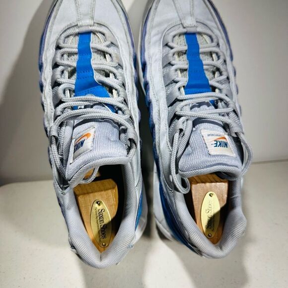 Nike Air Max 95 SE Pinwheel Blue Nebula Purple Grey AJ2018-001 Mens Size 11 - Picture 5 of 8